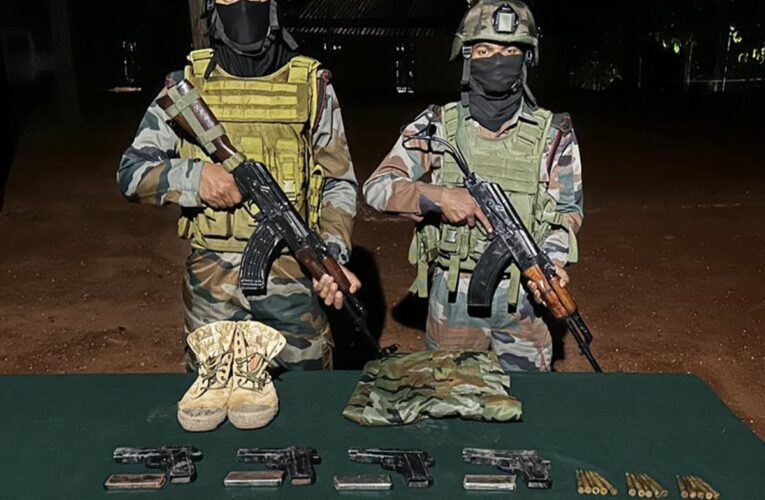 Indian Army’s Assam Rifles and Manipur Police Recover Large Cache of Weapons and Explosives