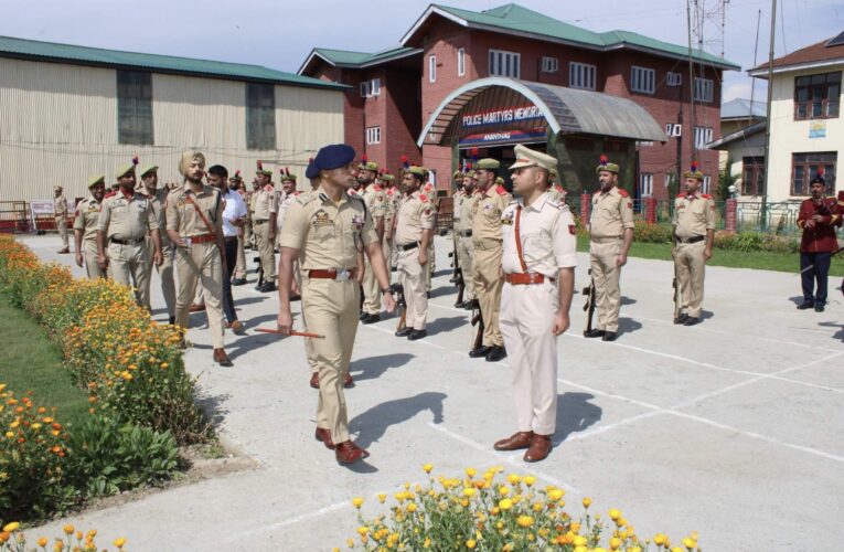 SSP Amod Ashok Nagpure Reviews Operational Readiness and Infrastructure at District Police Lines Anantnag