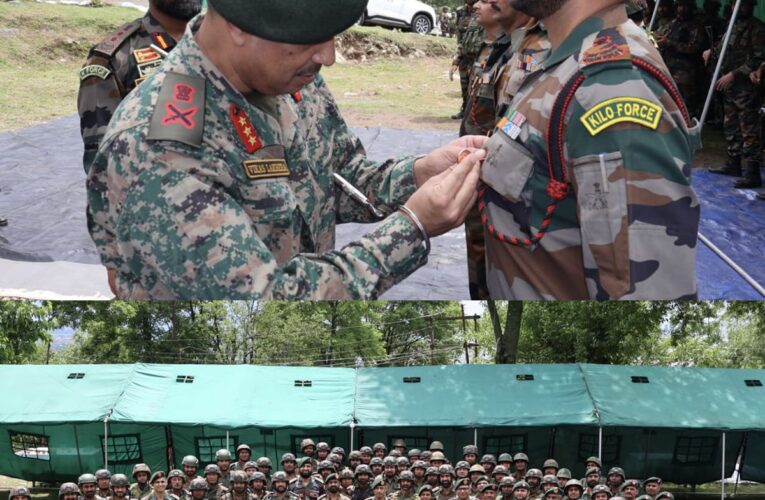 DG Assam Rifles Visits Wular battalion in Jammu & Kashmir