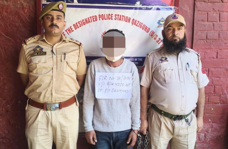 Jammu and Kashmir police dismantle secret drug network in Kulgam narcotics crackdown