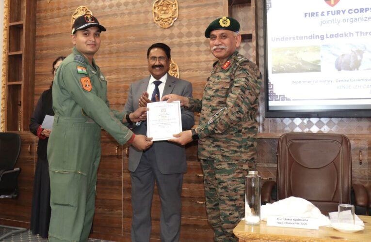 University of Ladakh hosts certificate ceremony for security forces