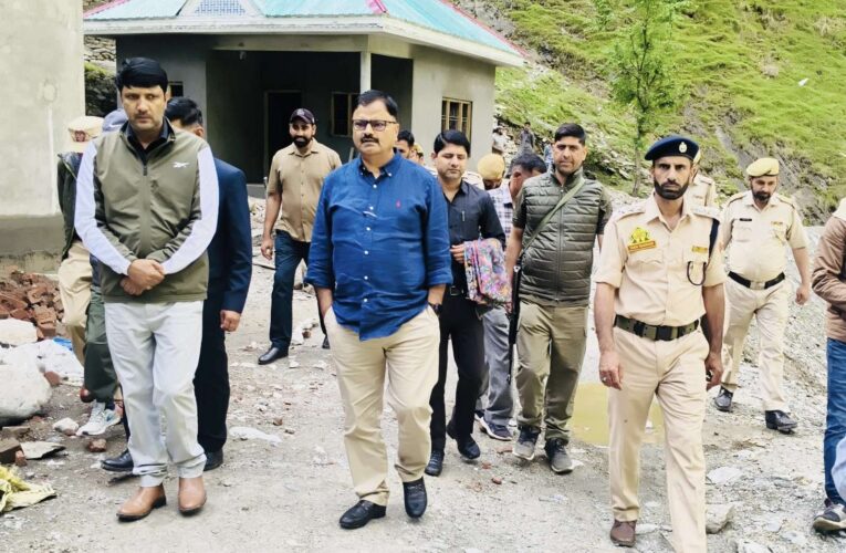 Javed Ahmed Rana inspects eco hut project at Chatta Pani in Poonch to boost sustainable tourism