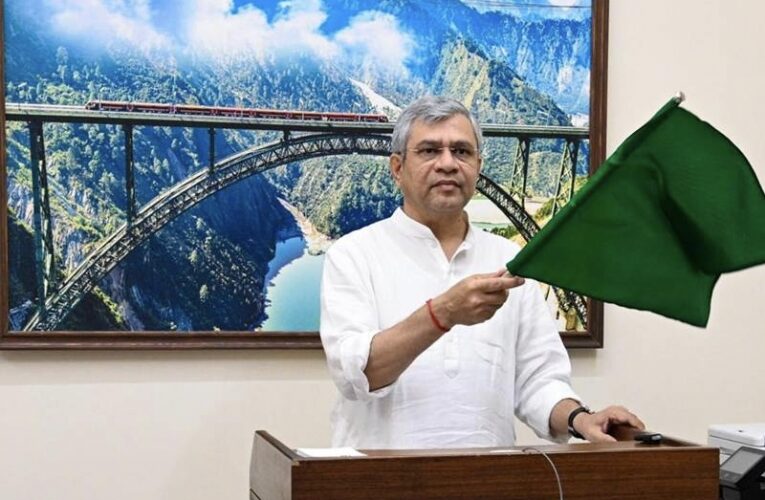 Union Railway Minister Ashwini Vaishnaw flags off Bengaluru Mumbai Express train to boost regional connectivity