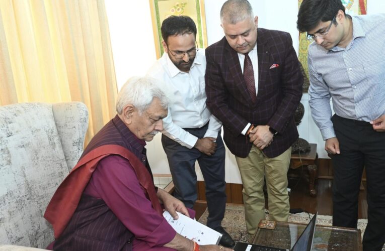 First digital and paperless Census 2027 operations kick off as Lieutenant Governor Manoj Sinha completes self enumeration