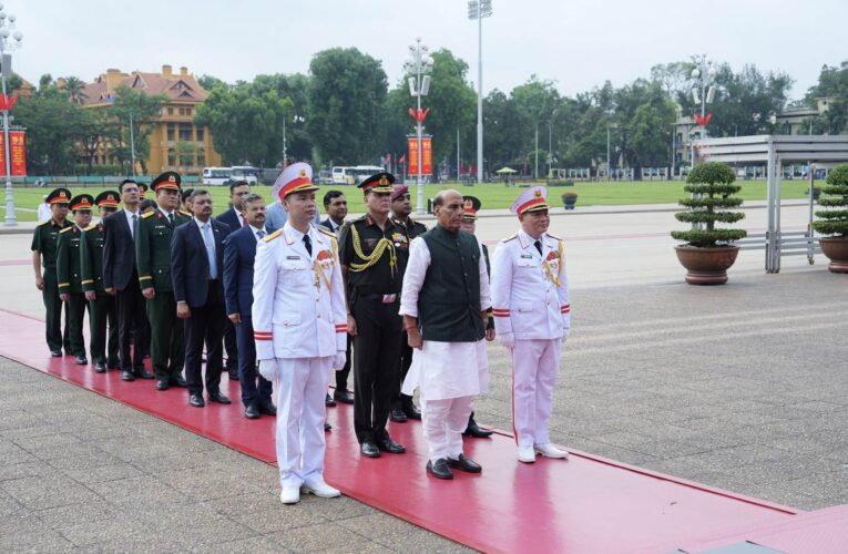 Rajnath Singh pays tribute to Ho Chi Minh on birth anniversary during Vietnam visit