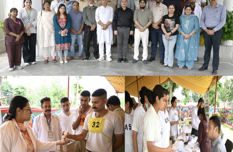 Mega health and cancer awareness camp held at PTTI Vijaypur