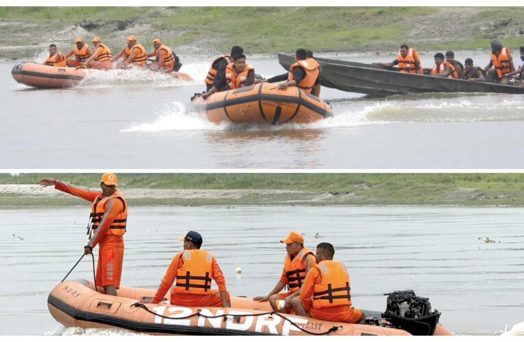 Gajraj Corps conducts joint civil military flood relief exercise in Assam