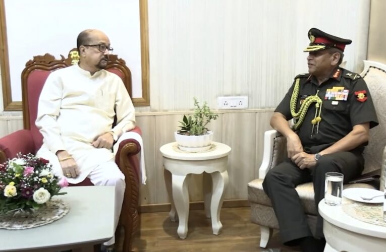 Lieutenant General Anindya Sengupta meets Chhattisgarh Governor to strengthen military civil synergy