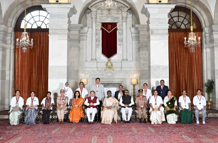 President Droupadi Murmu Confers National Florence Nightingale Awards 2026