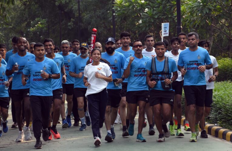 IAF Marks Op Sindoor Anniversary with 88-Hour Commemorative Relay Run in Delhi