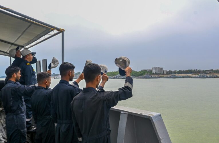 Indian Navy’s IOS Sagar Departs Chattogram Following Successful Maritime Mission in Bangladesh
