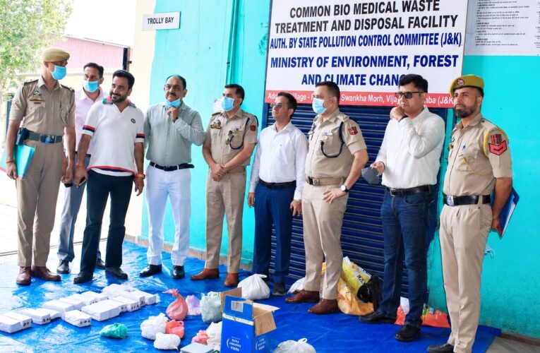 Reasi Police Destroy Over 8 KG of Seized Narcotics Under Section 52A NDPS Act
