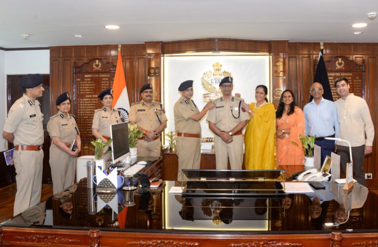 CISF officer Vinay Kajla promoted to rank of Inspector General