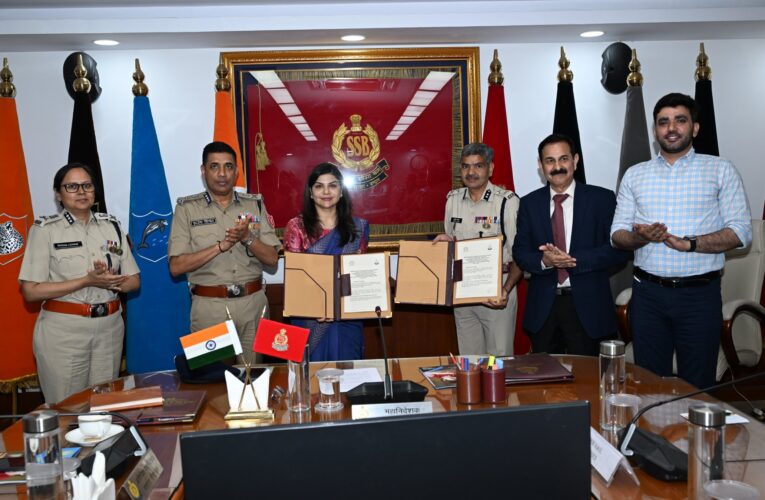Sashastra Seema Bal signs memorandum of understanding with Pawan Ganga Educational Society to provide educational benefits for wards of personnel