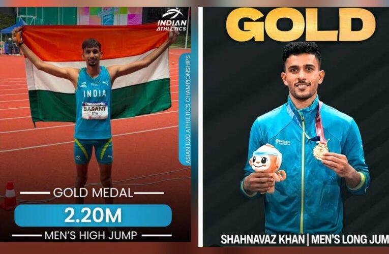 Indian Navy athletes win two gold medals at Asian U20 Athletics Championships 2026
