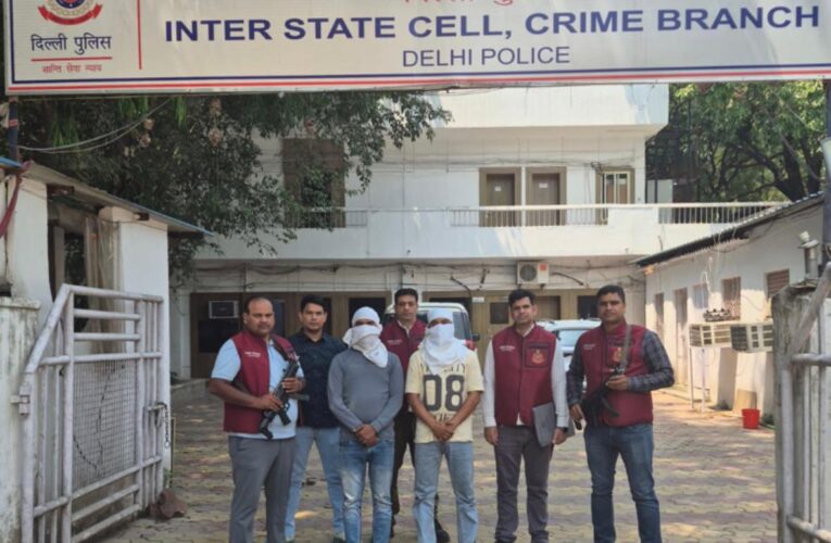 Delhi Police Crime Branch arrests two suspects within 24 hours of firing incident in northeast Delhi