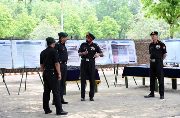 Central Command General Officer Commanding in Chief Anindya Sengupta reviews advanced training infrastructure at Jat Regimental Centre