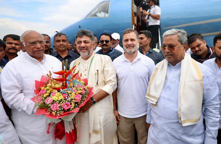 Rahul Gandhi congratulates Karnataka Chief Minister DK Shivakumar emphasizes commitment to governance guarantees