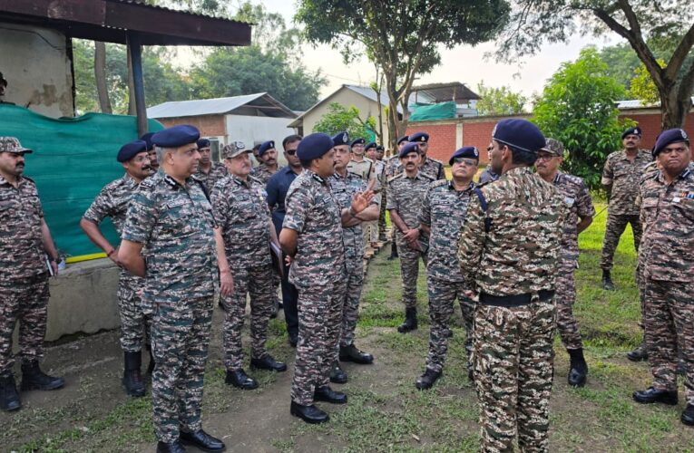 CRPF director general reviews operational readiness and meets troops in Manipur