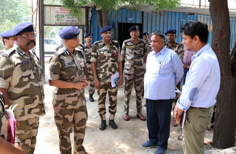 ADG Binita Thakur and IG Senthil Avoodai Krishna Raj S review operational readiness and welfare projects at CISF camp