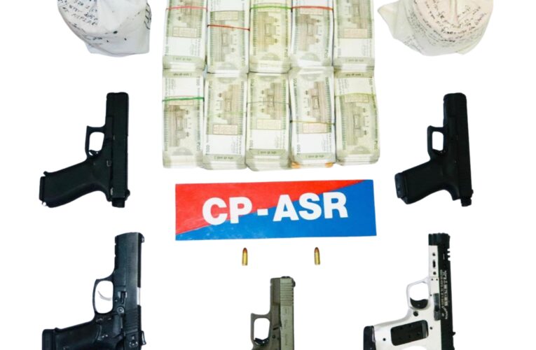 Amritsar police bust cross border arms drug and hawala network with arrest of six including Afghan national