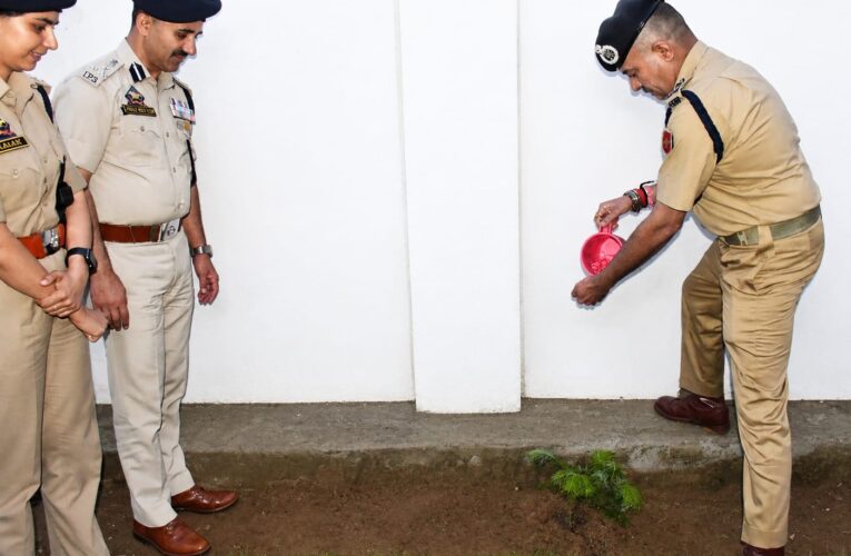 Jammu and Kashmir DGP launches plantation drive on World Environment Day