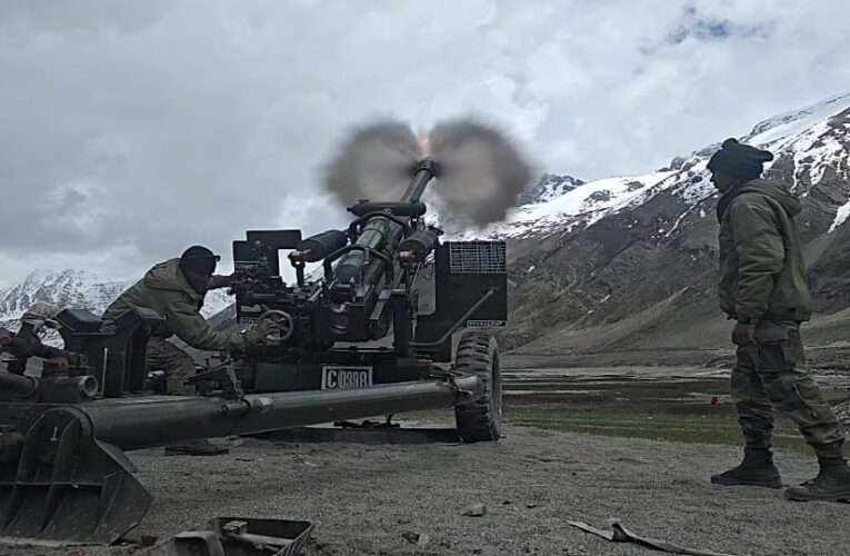 Indian Army Golden Key Gunners showcase firepower at high-altitude combat camp