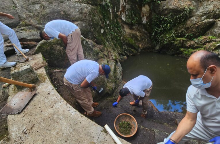 CISF personnel restore historic Queen Bath heritage site near Bangalore