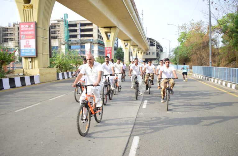 CISF personnel across India participate in nationwide Cycle rally for fitness and sustainability