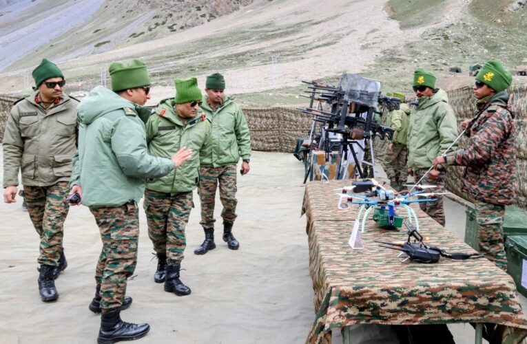 Indian Army Golden Key Division Showcases Drone Warfare Precision at High Altitude Exercise
