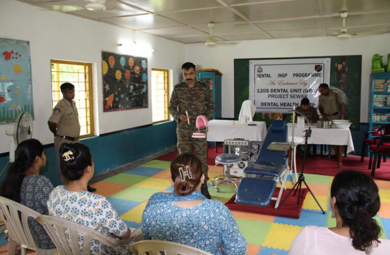 Border Roads Organisation hosts pediatric dental health camp in Dimapur