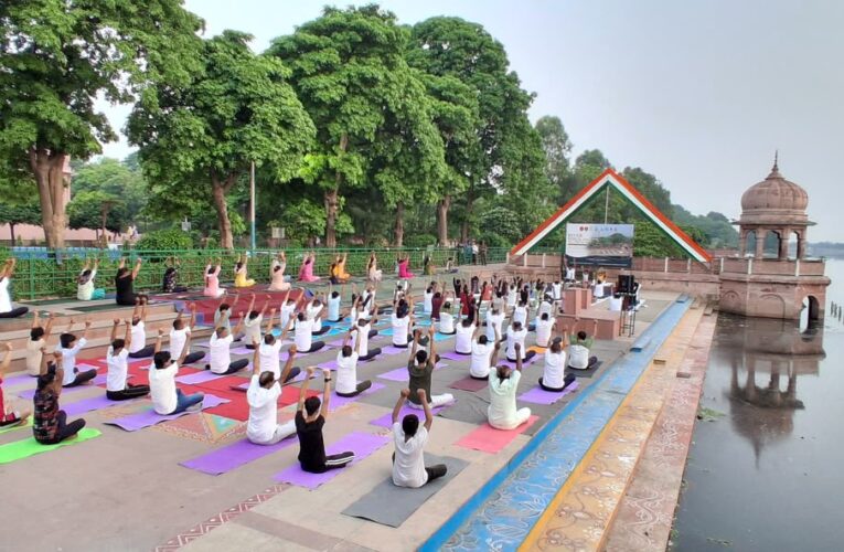 10 day River Yoga 2026 campaign begins at Gomti River in Lucknow ahead of International Day of Yoga