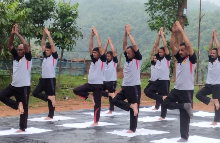 Assam Rifles organizes yoga session for troops in Manipur ahead of International Day of Yoga