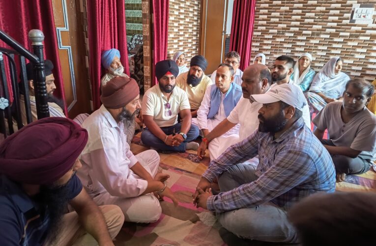Deputy Chief Minister Surinder Choudhary visits residence of martyred soldier Gurpardeep Singh in Samba