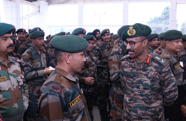 Army Commander Eastern Command reviews security and operational readiness at Assam Rifles headquarters