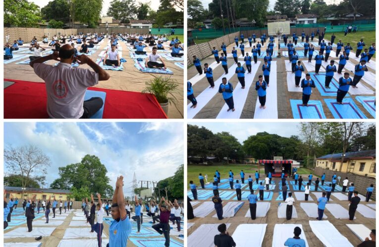 Assam Rifles and Indian Army organise mass yoga drives across Assam