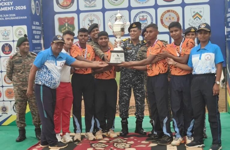 Sainik School Purulia wins hockey championship in Bhubaneswar