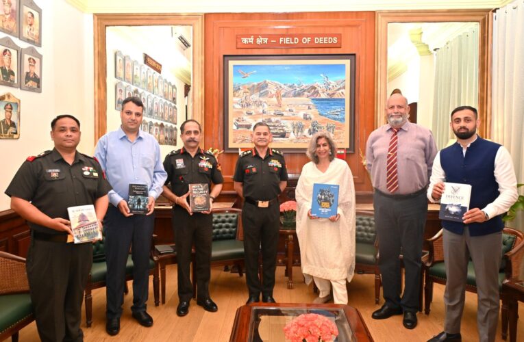 Army Chief Upendra Dwivedi Receives New Books on National Security and Military Leadership