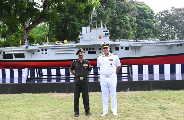 Indian Army receives INS Vikrant model to honor 1971 war heritage