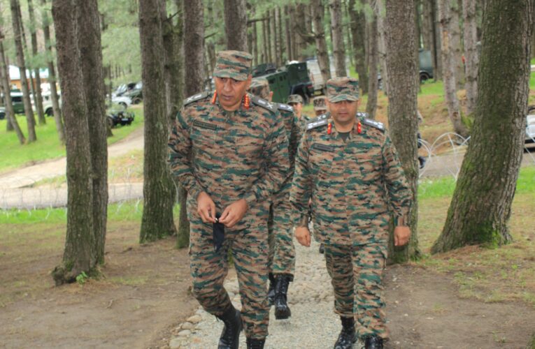Lieutenant General Pratik Sharma reviews Amarnath Yatra 2026 security