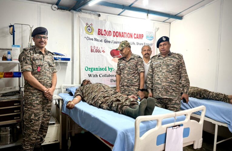 Beyond Security: CRPF 137 Battalion Partners with GMC Udhampur for Life-Saving World Blood Donor Day Drive