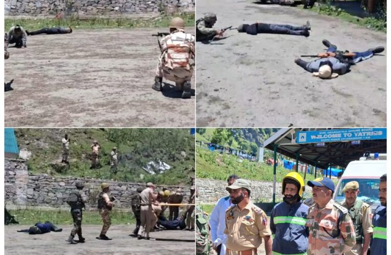 Shri Amarnath Yatra 2026: J&K Police and CAPF Conduct Security Mock Drill at Chandanwari