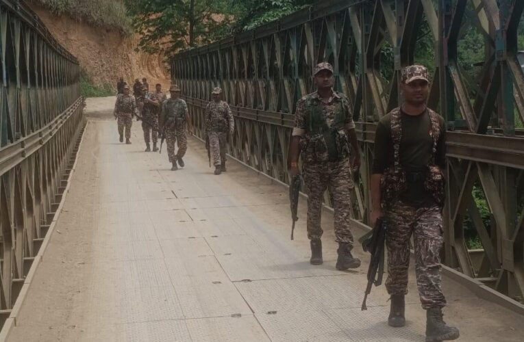 Manipur Security Forces Intensify Area Domination and Protect Essential Vehicle Convoys Along NH-37