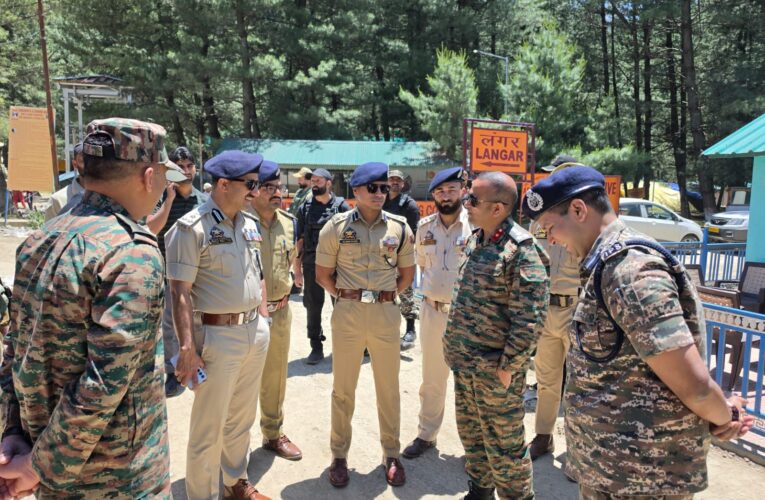 DIG South Kashmir Reviews Amarnath Yatra 2026 Security Preparations at Pahalgam