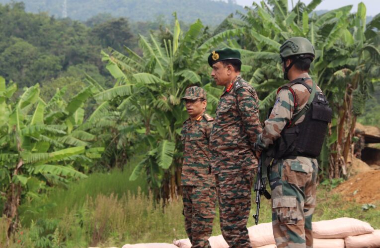 Manipur Security Review: GOC Spear Corps Assesses Operational Readiness in Forward Locations