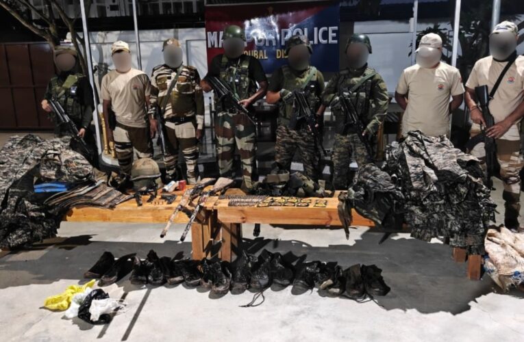 Assam Rifles, Manipur Police Seize Massive Arms and Military Gear Cache in Kakching Joint Operation