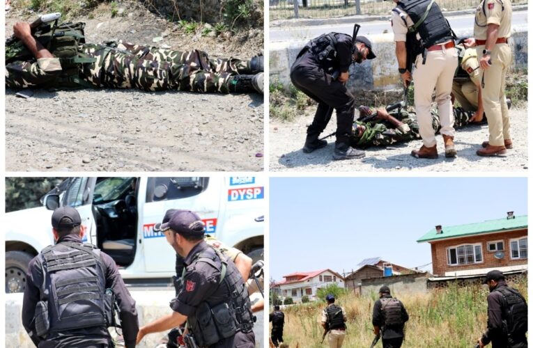 Jammu and Kashmir police conduct security mock drill for Shri  Amarnath ji Yatra in Budgam
