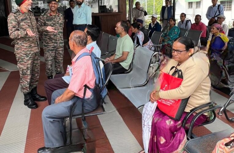 Uttarakhand Sub Area GOC visits ECHS Pithoragarh to review veteran services