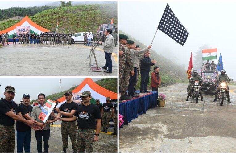 Arunachal Pradesh Chief Minister flags off Op Arunoday trekking expedition
