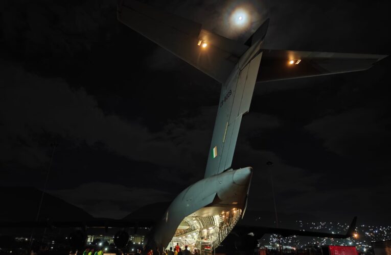 Indian Air Force C-17 aircraft deliver 66 tonnes of humanitarian aid to Venezuela